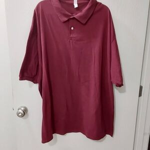 Jerzees Maroon Polo Shirt for Men
